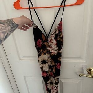 Floral V-Neck Dress